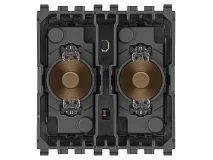 VIMAR Vimar 22582.12 Comando KNXSecure Vintage 2Leve2M bronzo