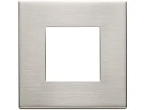 VIMAR Vimar 22642.11 Placca 2M nichel spazzolato
