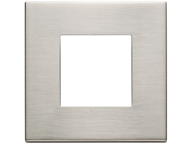 VIMAR Vimar 22642.11 Placca 2M nichel spazzolato