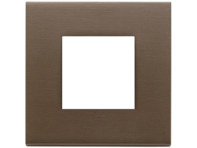VIMAR Vimar 22642.12 Placca 2M bronzo scuro spazzolato