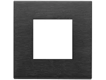 VIMAR Vimar 22642.13 Placca 2M nero spazzolato