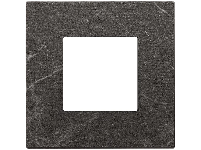 VIMAR Vimar 22642.53 Placca 2M nero Marquina