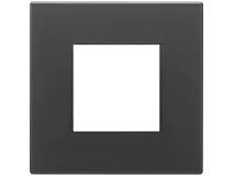 VIMAR Vimar 22642.73 Placca 2M nero satinato