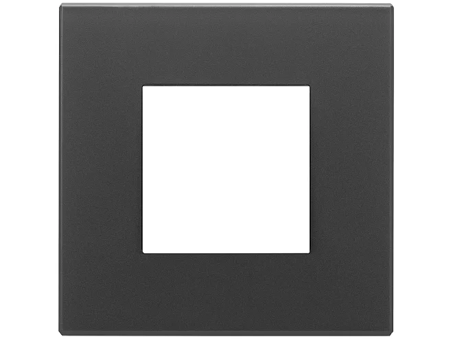 VIMAR Vimar 22642.73 Placca 2M nero satinato