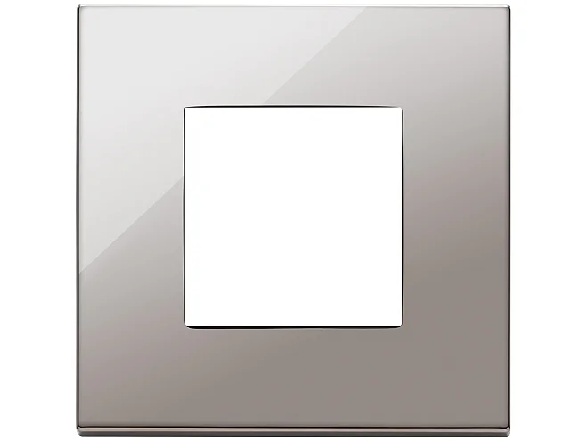VIMAR Vimar 22642.83 Placca 2M cromo nero