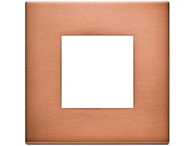 VIMAR Vimar 22642.86 Placca 2M rame spazzolato