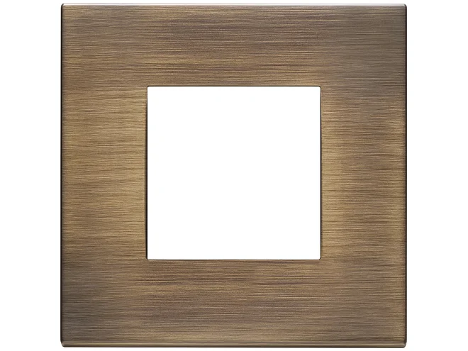 VIMAR Vimar 22642.87 Placca 2M bronzo antico spazzolato