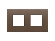 VIMAR Vimar 22643.12 Placca 4M (2+2)int71 bronzo scuro spazz.