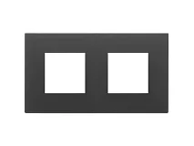 VIMAR Vimar 22643.73 Placca 4M (2+2)int71 nero satinato