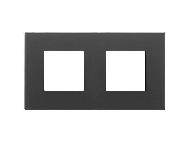 VIMAR Vimar 22643.73 Placca 4M (2+2)int71 nero satinato
