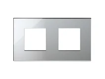 VIMAR Vimar 22643.75 Placca 4M (2+2)int71 argento ghiaccio