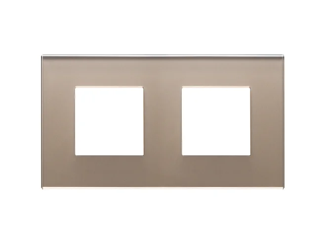 VIMAR Vimar 22643.77 Placca 4M (2+2)int71 opale bruno