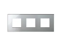 VIMAR Vimar 22644.75 Placca 6M (2+2+2) int71 argento ghiaccio