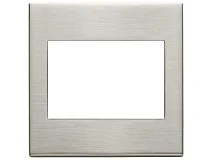 VIMAR Vimar 22648.11 Placca 3M BS nichel spazzolato