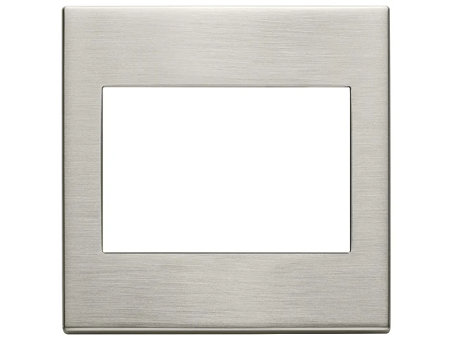 VIMAR Vimar 22648.11 Placca 3M BS nichel spazzolato
