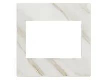 VIMAR Vimar 22648.51 Placca 3M BS bianco Calacatta