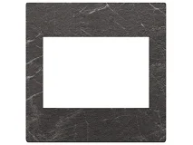 VIMAR Vimar 22648.53 Placca 3M BS nero Marquina