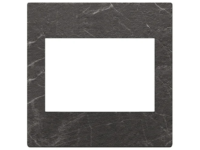 VIMAR Vimar 22648.53 Placca 3M BS nero Marquina