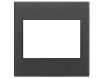 VIMAR Vimar 22648.73 Placca 3M BS nero satinato