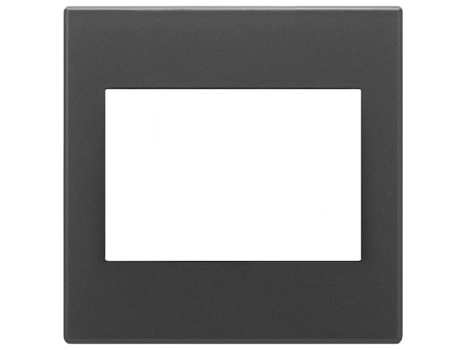 VIMAR Vimar 22648.73 Placca 3M BS nero satinato