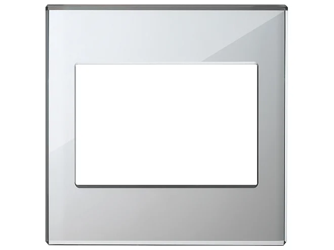 VIMAR Vimar 22648.75 Placca 3M BS argento ghiaccio