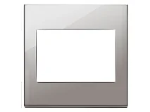 VIMAR Vimar 22648.83 Placca 3M BS cromo nero