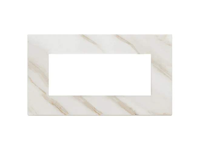 VIMAR Vimar 22649.51 Placca 5M BS bianco Calacatta