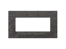 VIMAR Vimar 22649.53 Placca 5M BS nero Marquina