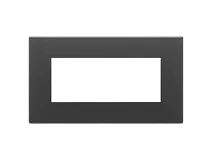 VIMAR Vimar 22649.73 Placca 5M BS nero satinato