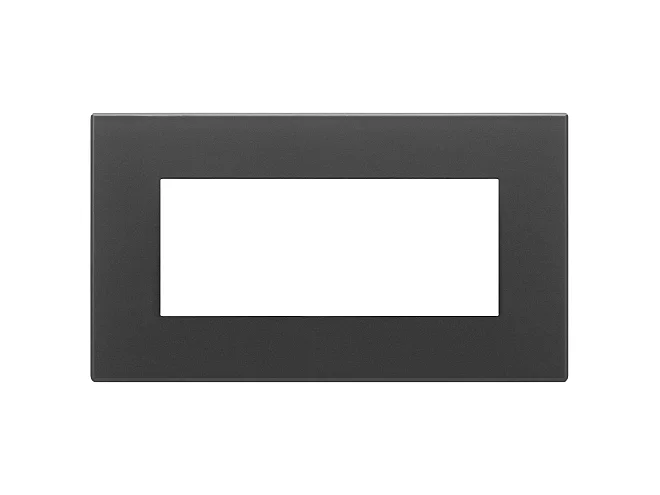 VIMAR Vimar 22649.73 Placca 5M BS nero satinato