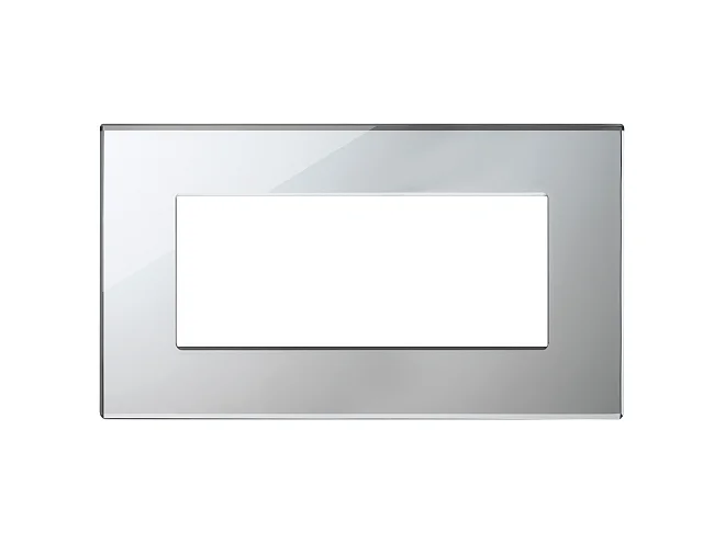 VIMAR Vimar 22649.75 Placca 5M BS argento ghiaccio