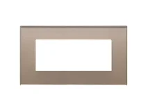 VIMAR Vimar 22649.77 Placca 5M BS opale bruno