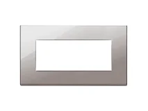 VIMAR Vimar 22649.83 Placca 5M BS cromo nero