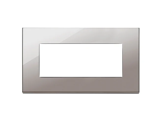 VIMAR Vimar 22649.83 Placca 5M BS cromo nero