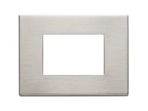 VIMAR Vimar 22653.11 Placca 3M nichel spazzolato