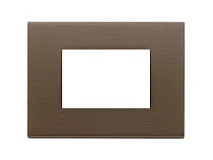 VIMAR Vimar 22653.12 Placca 3M bronzo scuro spazzolato
