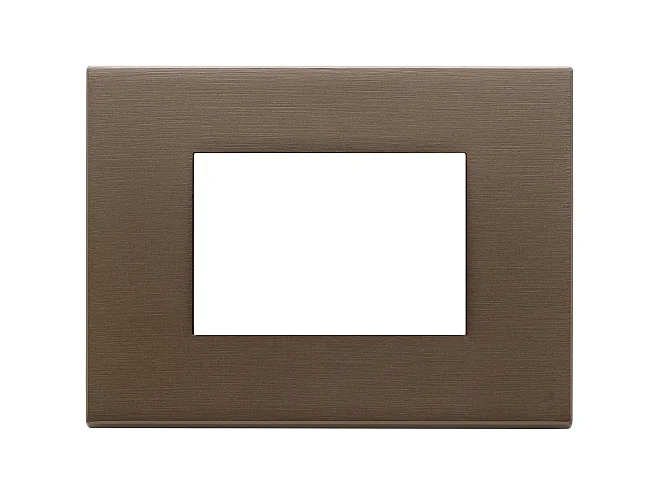 VIMAR Vimar 22653.12 Placca 3M bronzo scuro spazzolato