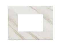 VIMAR Vimar 22653.51 Placca 3M bianco Calacatta
