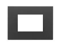 VIMAR Vimar 22653.73 Placca 3M nero satinato