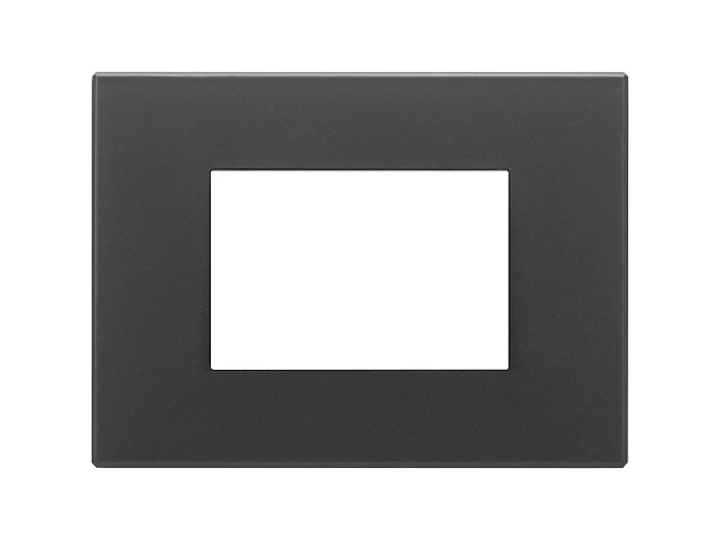 VIMAR Vimar 22653.73 Placca 3M nero satinato