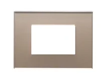 VIMAR Vimar 22653.77 Placca 3M opale bruno