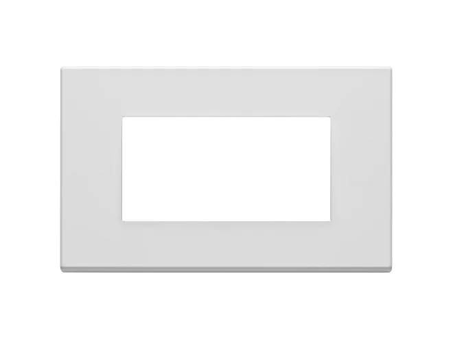 VIMAR Vimar 22654.01 Placca 4M bianco matt