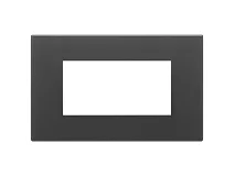 VIMAR Vimar 22654.73 Placca 4M nero satinato
