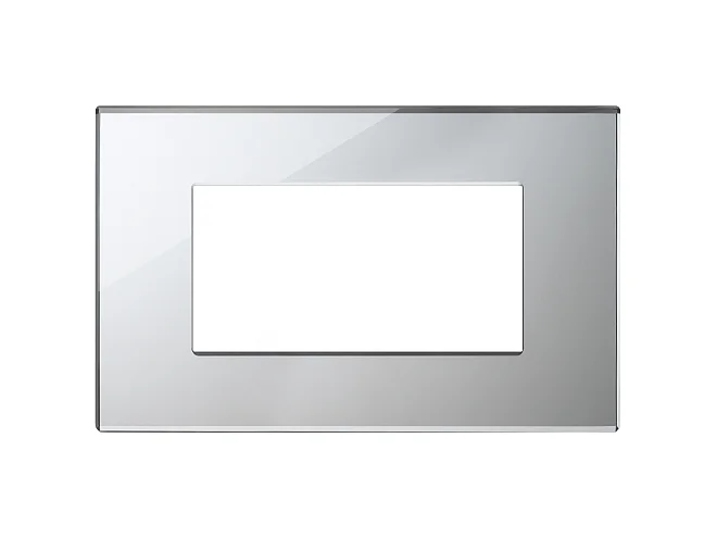 VIMAR Vimar 22654.75 Placca 4M argento ghiaccio