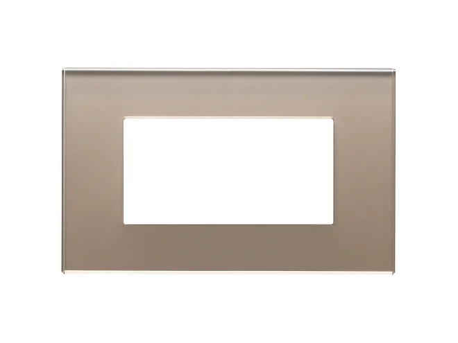 VIMAR Vimar 22654.77 Placca 4M opale bruno