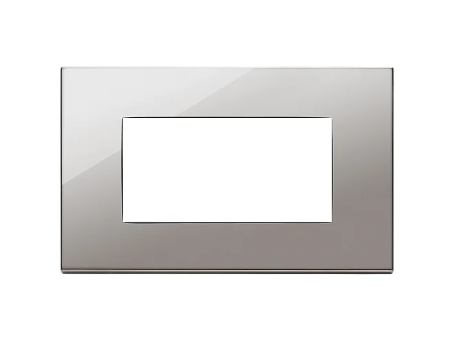 VIMAR Vimar 22654.83 Placca 4M cromo nero