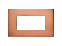 VIMAR Vimar 22654.86 Placca 4M rame spazzolato