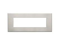 VIMAR Vimar 22657.11 Placca 7M nichel spazzolato