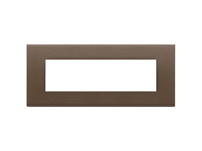 VIMAR Vimar 22657.12 Placca 7M bronzo scuro spazzolato