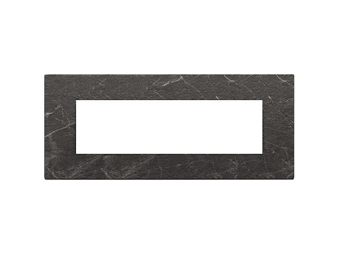 VIMAR Vimar 22657.53 Placca 7M nero Marquina